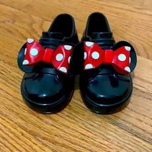 Mini Melissa Minnie mouse flats; size 5